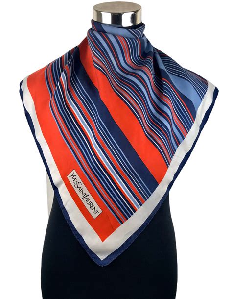 yves saint laurent silk scarf